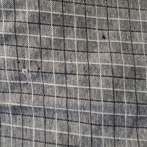 Men's Grey Plaid Polo size XL - Picture 3 of 4